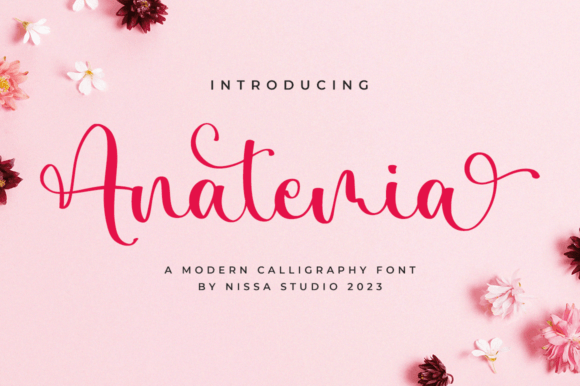 Anatemia: A Script Font for Business Elegance