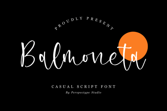 Balmoneta: A Script Font for Editorial Design