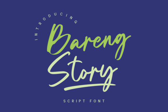 Bareng Story Font