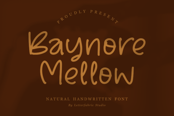 Baynore Mellow: A Soft Script for Editorial Design