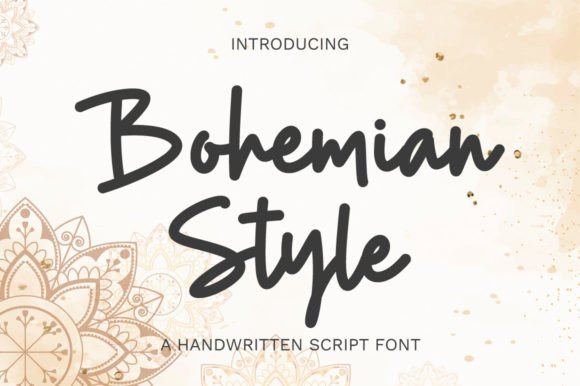 Bohemian Style Font: A Script Typeface That Elevates Web Design