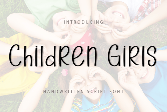 Children Girls Font for Web Design