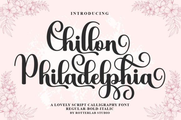Chillon Philadelphia: A Stylish Script Font for Web Design