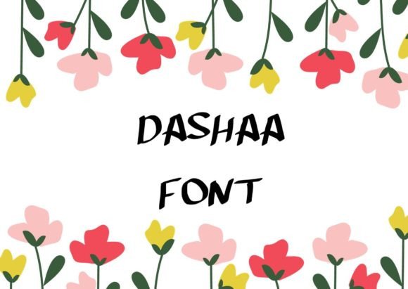 Dashaa: A Bold, Creative Font for Real Projects