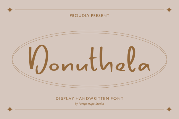 Donuthela: A Handwritten Font for Business
