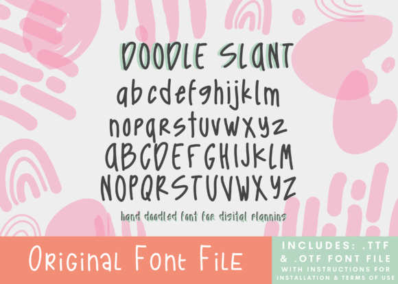 Doodle Slant: A Playful Script Font