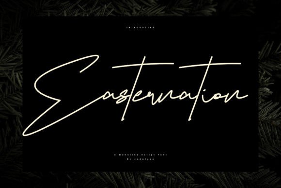 Easternation Font: A Stylish Script for Creative Branding Projects