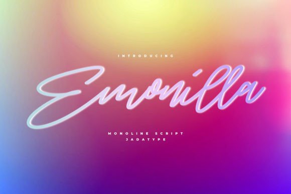Emonilla: A Script Font for Web Design
