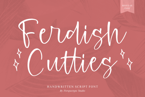 Ferdish Cutties: A Script Font for Professional Branding