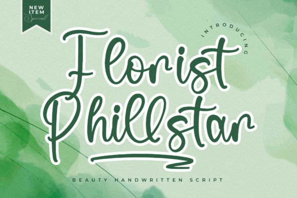 Florist Phillstar Font for Business