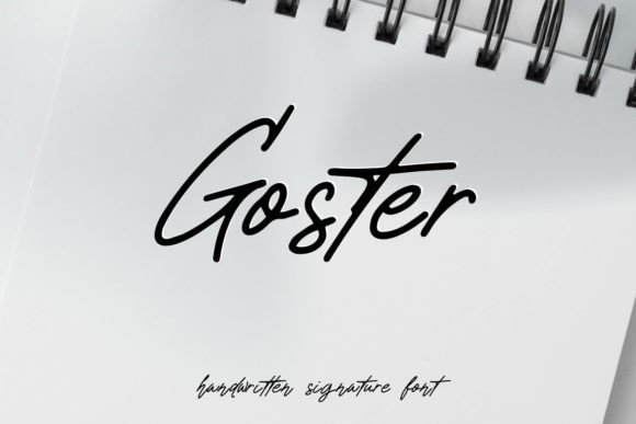 Goster: A Script Font That Elevates Your Brand’s Visual Story