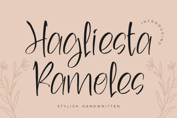Hagliesta Ramoles: A Script Font for Editorial Elegance