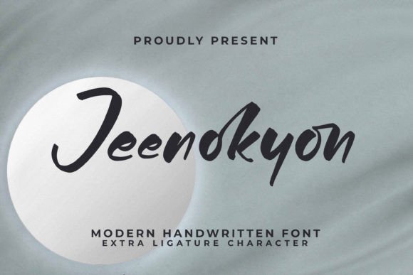 Jeenokyon – Handwritten Script Font