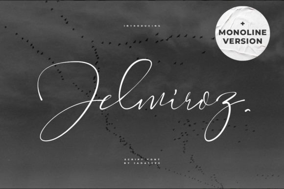 Jelmiroz: A Luxurious Script Font for Business