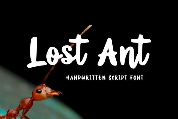 Lost Ant: A Handwritten Font for Web Design