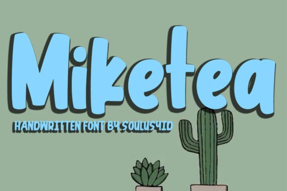 Miketea: Bold Script Font for Web Design