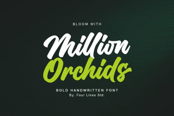 Million Orchids Font for Business Brilliance