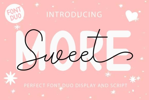 More Sweet: A Playful Font for Creative Projects