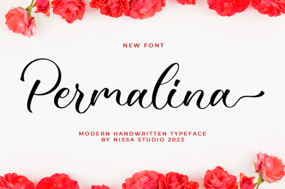 Permalina: Elegant Script Font for Craft Creators