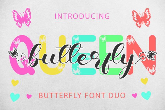 Queen Butterfly Font for Creative Campaigns