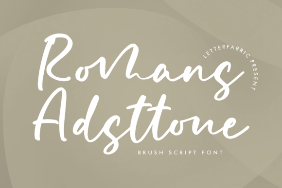Romans Adsttone: A Script Font for Editorial Elegance