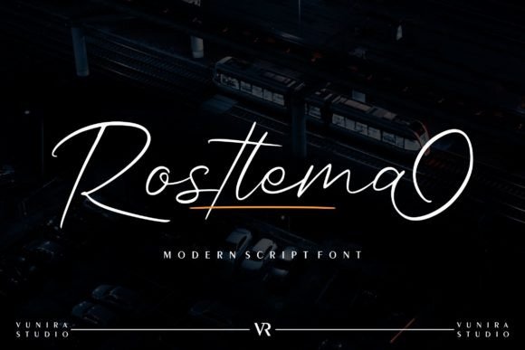 Rostlema Font: A Romantic Typeface for Modern Marketing