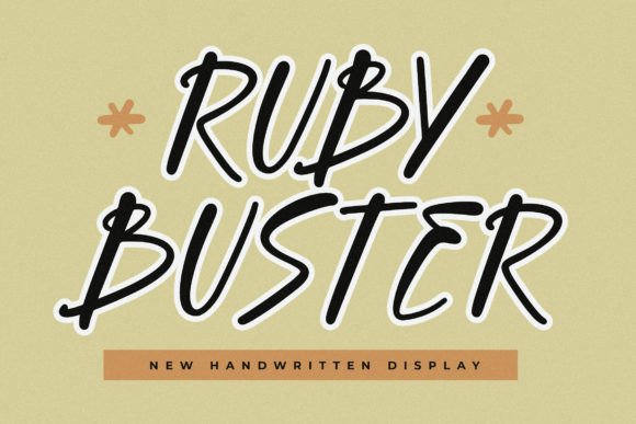 Ruby Buster: A Fresh Script Font for Business