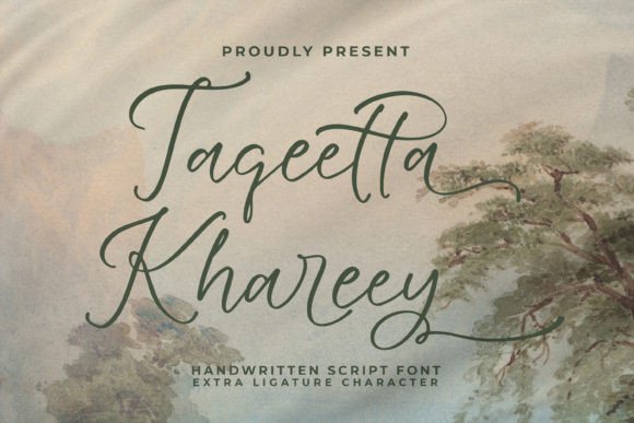 Taqeetta Khareey Font for Branding