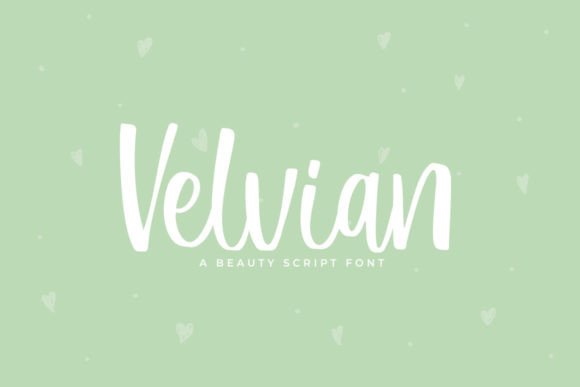Velvian: A Script Font for Real Design Work