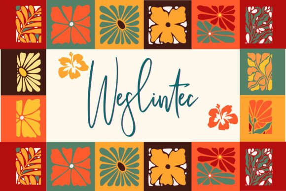 Weslintec: A Whimsical Script Font for Web Design